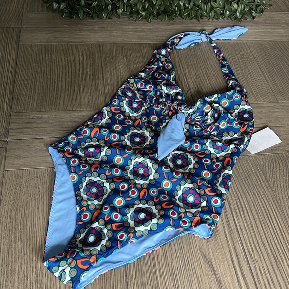 LA DOUBLEJ Bow Bather One Piece Swimsuit sz M 325$ - Picture 8 of 10